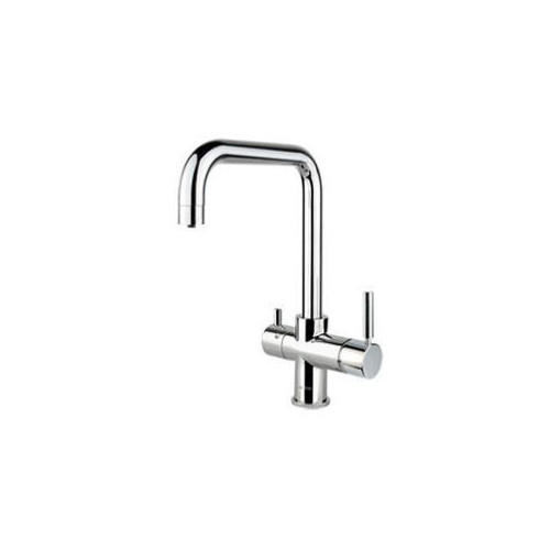Robinet mitigeur 3 voies GUGLIELMI coudé - Brillant