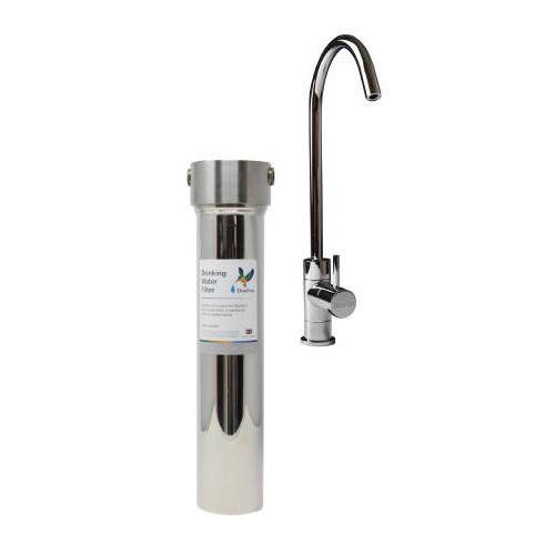 Purificateur d'eau DOULTON HIS  INOX sous évier avec cartouche biotect - Robinet et accessoires